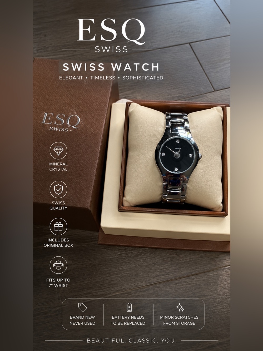 ESQ Swiss watch